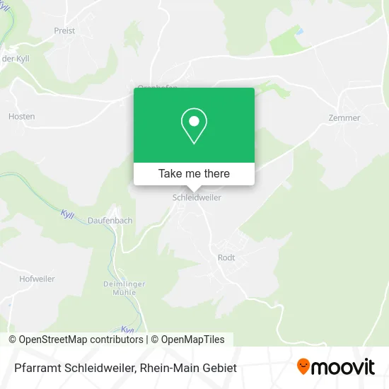 Карта Pfarramt Schleidweiler