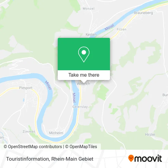 Карта Touristinformation