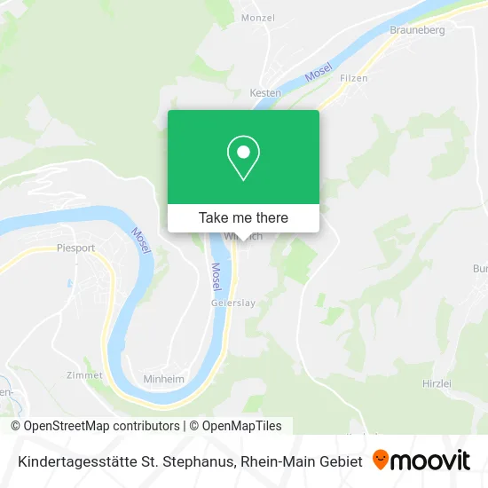 Карта Kindertagesstätte St. Stephanus