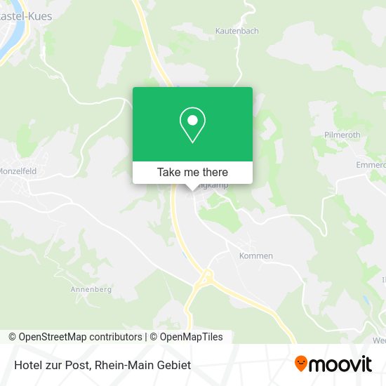 Карта Hotel zur Post