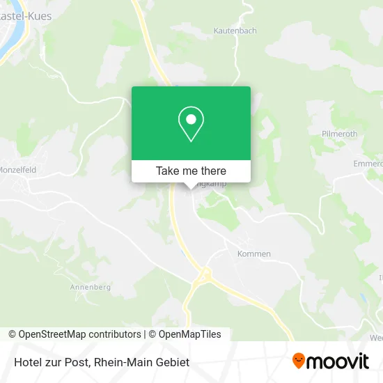 Карта Hotel zur Post