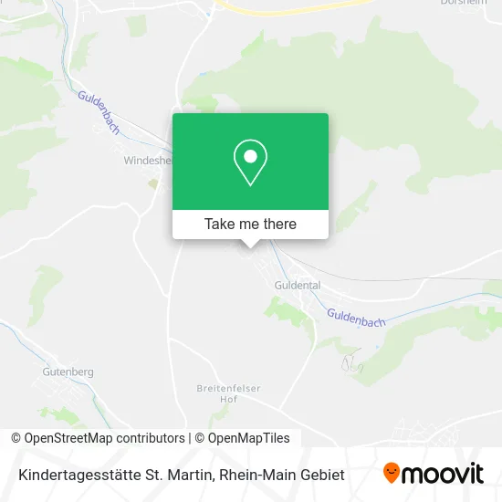 Карта Kindertagesstätte St. Martin