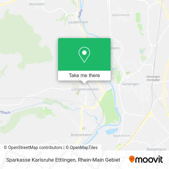 Карта Sparkasse Karlsruhe Ettlingen