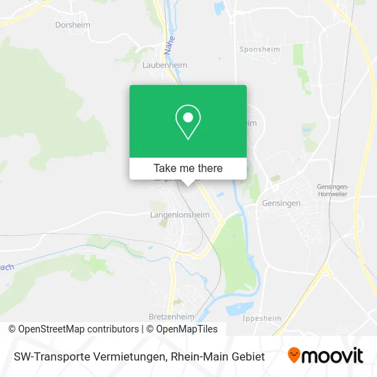 Карта SW-Transporte Vermietungen