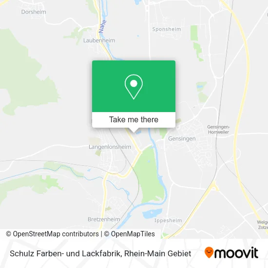 Карта Schulz Farben- und Lackfabrik