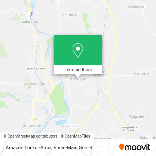Карта Amazon Locker-Amiz