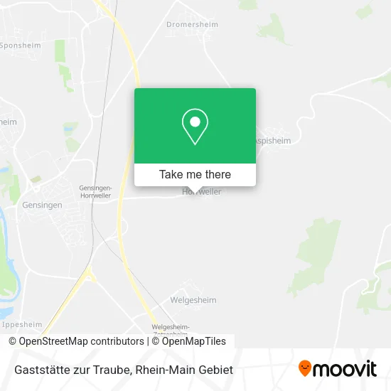 Карта Gaststätte zur Traube