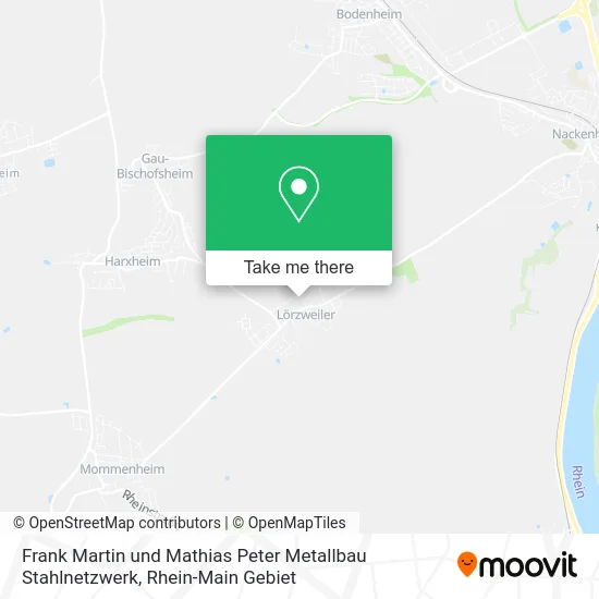 Карта Frank Martin und Mathias Peter Metallbau Stahlnetzwerk