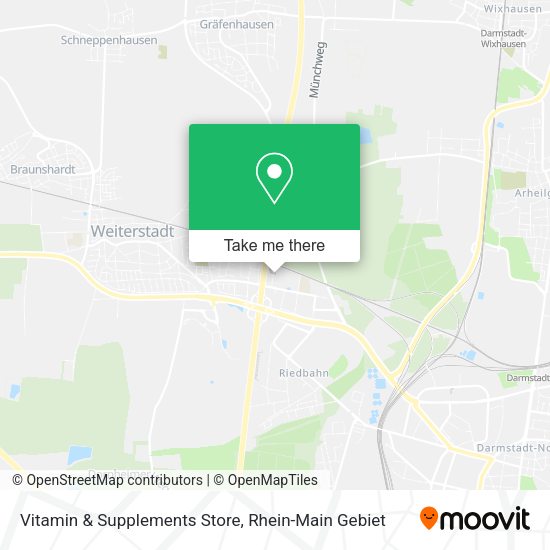 Карта Vitamin & Supplements Store