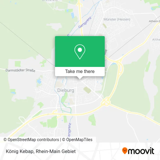 Карта König Kebap