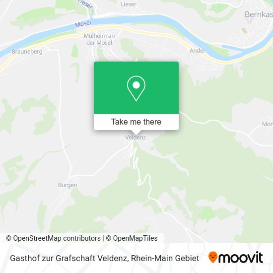 Карта Gasthof zur Grafschaft Veldenz