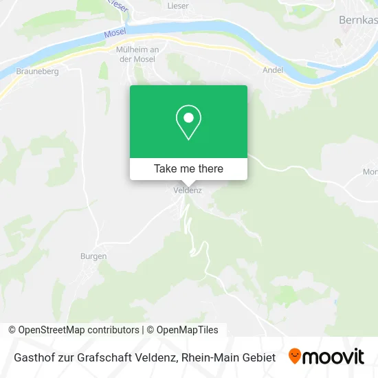 Карта Gasthof zur Grafschaft Veldenz