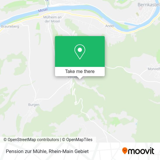 Карта Pension zur Mühle