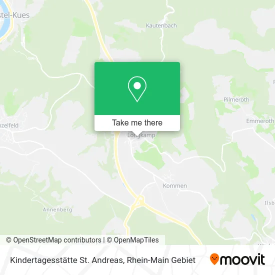 Карта Kindertagesstätte St. Andreas