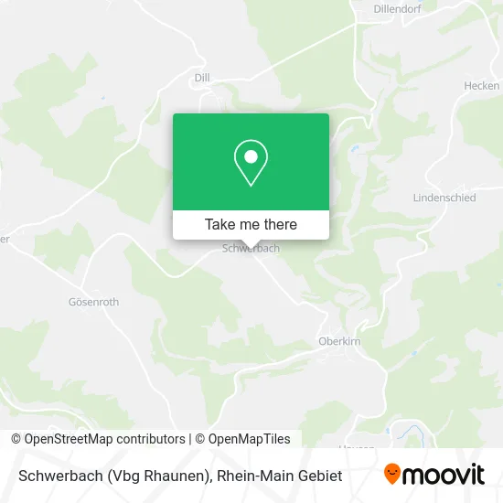 Карта Schwerbach (Vbg Rhaunen)