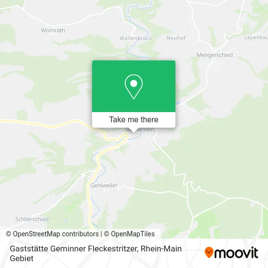 Карта Gaststätte Geminner Fleckestritzer