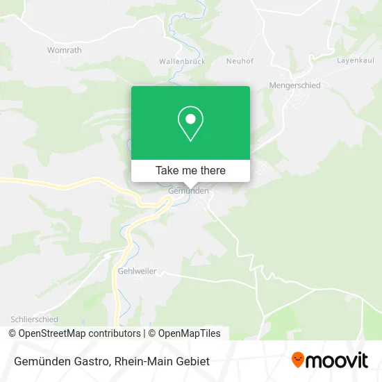 Карта Gemünden Gastro