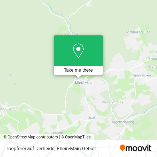 Карта Toepferei auf Derheide