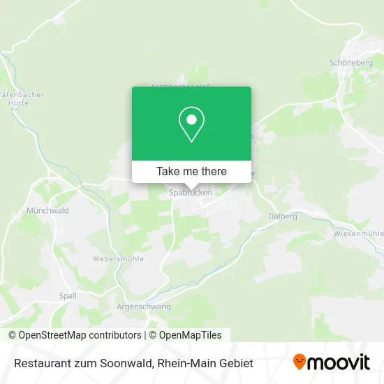 Карта Restaurant zum Soonwald