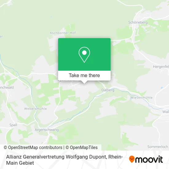 Карта Allianz Generalvertretung Wolfgang Dupont