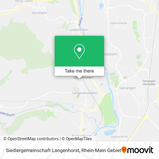 Карта Siedlergemeinschaft Langenhorst