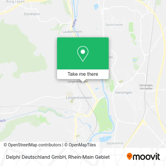 Карта Delphi Deutschland GmbH