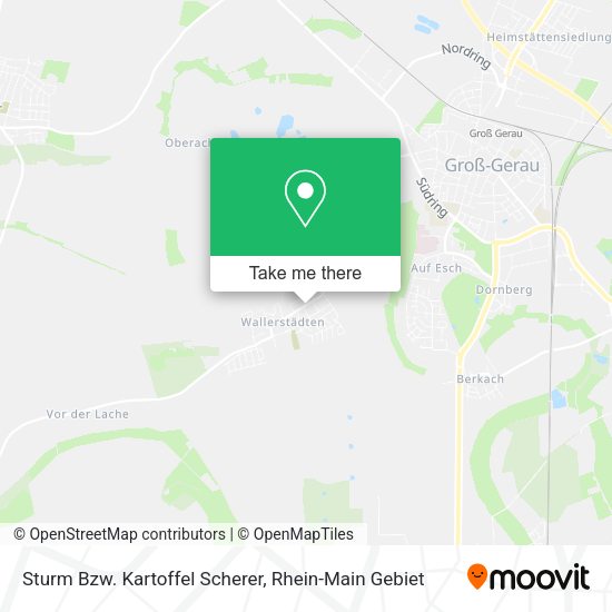 Карта Sturm Bzw. Kartoffel Scherer