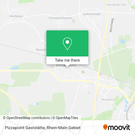 Карта Pizzapoint Gaststätte