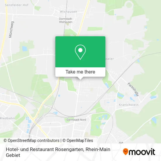 Карта Hotel- und Restaurant Rosengarten