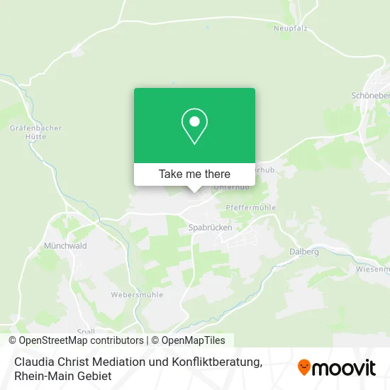 Карта Claudia Christ Mediation und Konfliktberatung