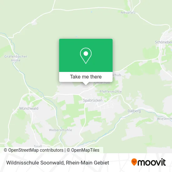 Карта Wildnisschule Soonwald