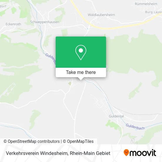 Карта Verkehrsverein Windesheim