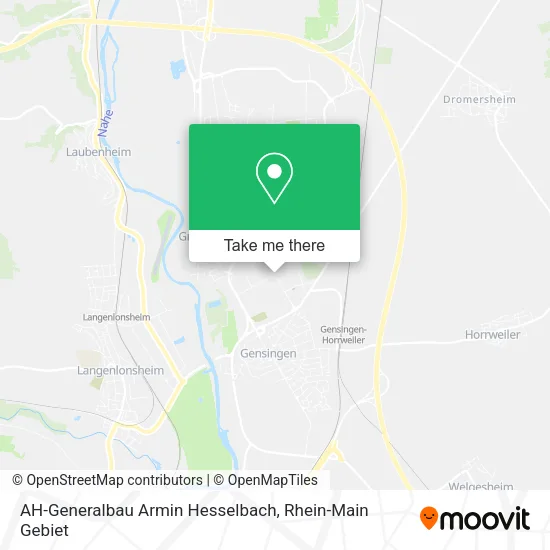Карта AH-Generalbau Armin Hesselbach