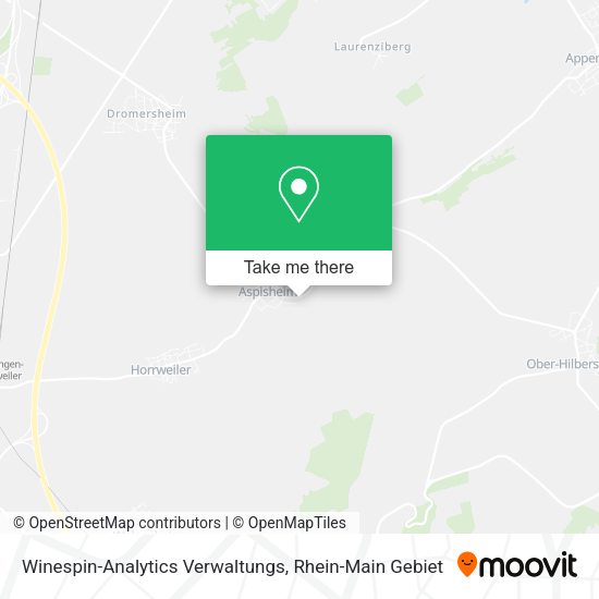 Карта Winespin-Analytics Verwaltungs