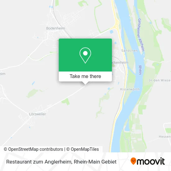 Карта Restaurant zum Anglerheim