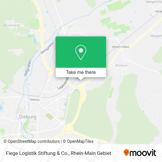 Карта Fiege Logistik Stiftung & Co.