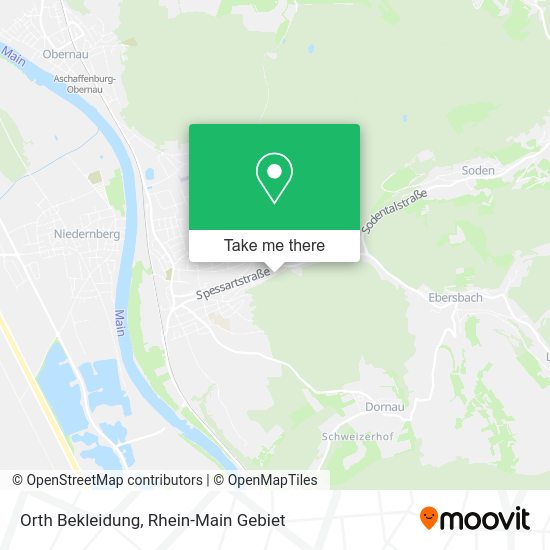 Карта Orth Bekleidung