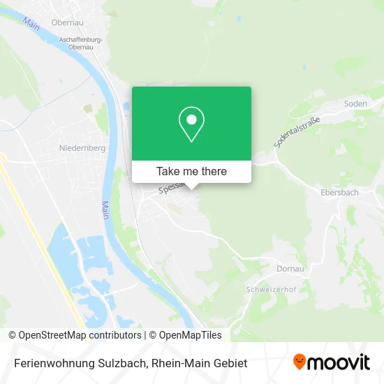 Карта Ferienwohnung Sulzbach