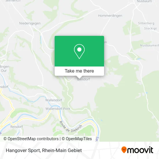 Карта Hangover Sport
