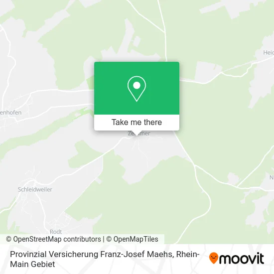 Карта Provinzial Versicherung Franz-Josef Maehs