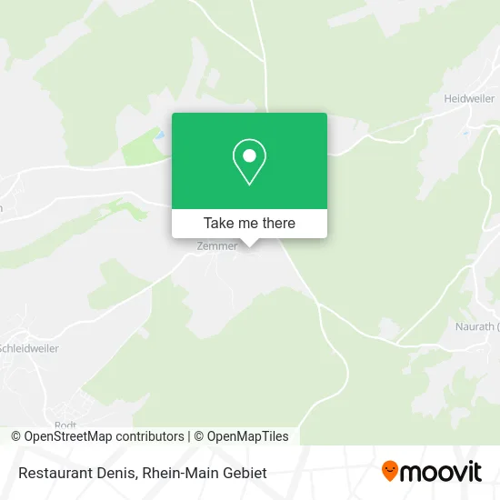 Карта Restaurant Denis