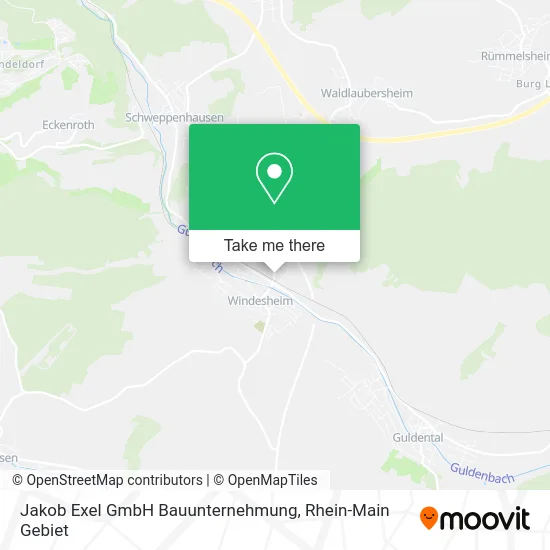 Карта Jakob Exel GmbH Bauunternehmung