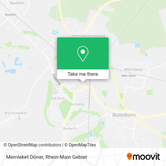 Карта Memleket Döner