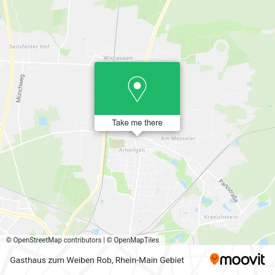 Карта Gasthaus zum Weiben Rob