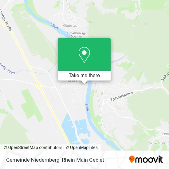 Карта Gemeinde Niedernberg
