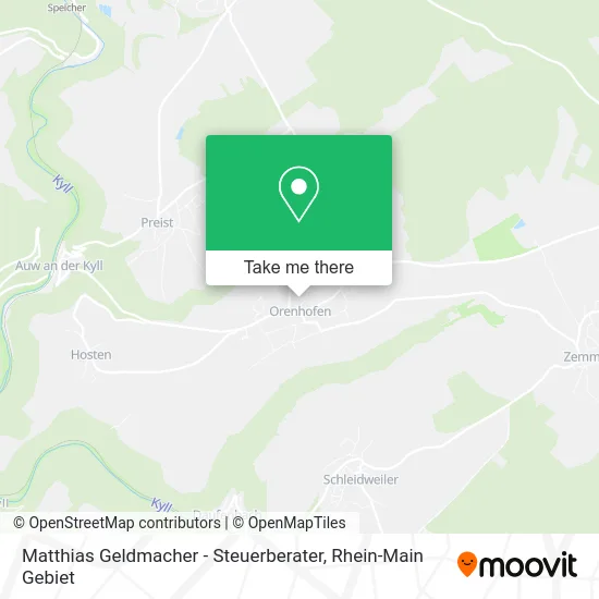 Карта Matthias Geldmacher - Steuerberater