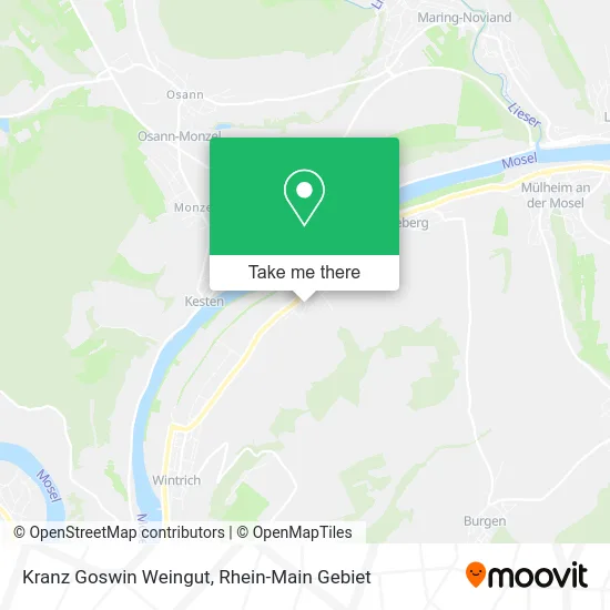 Карта Kranz Goswin Weingut