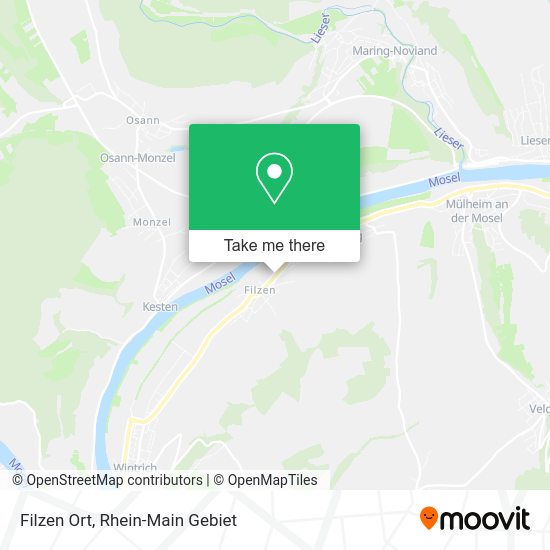 Карта Filzen Ort