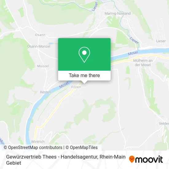 Карта Gewürzvertrieb Thees - Handelsagentur
