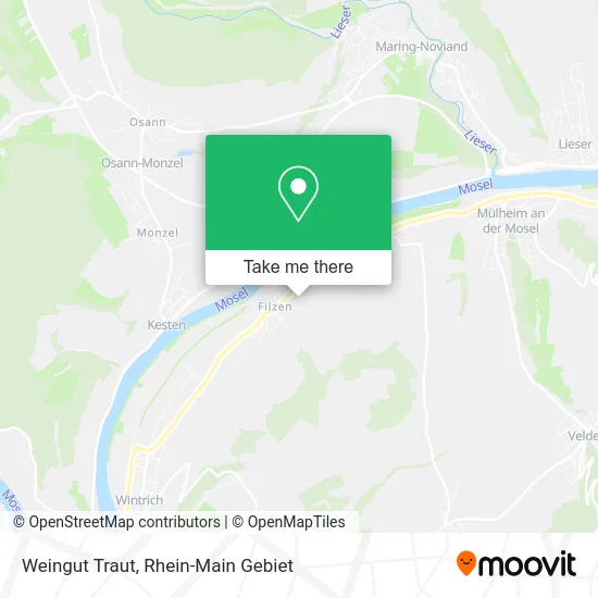 Карта Weingut Traut